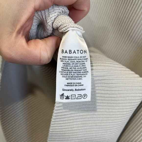 Babaton Aritzia Sculpt Knit Halter Bodycon Mini Dress Womens S - Picture 4 of 7